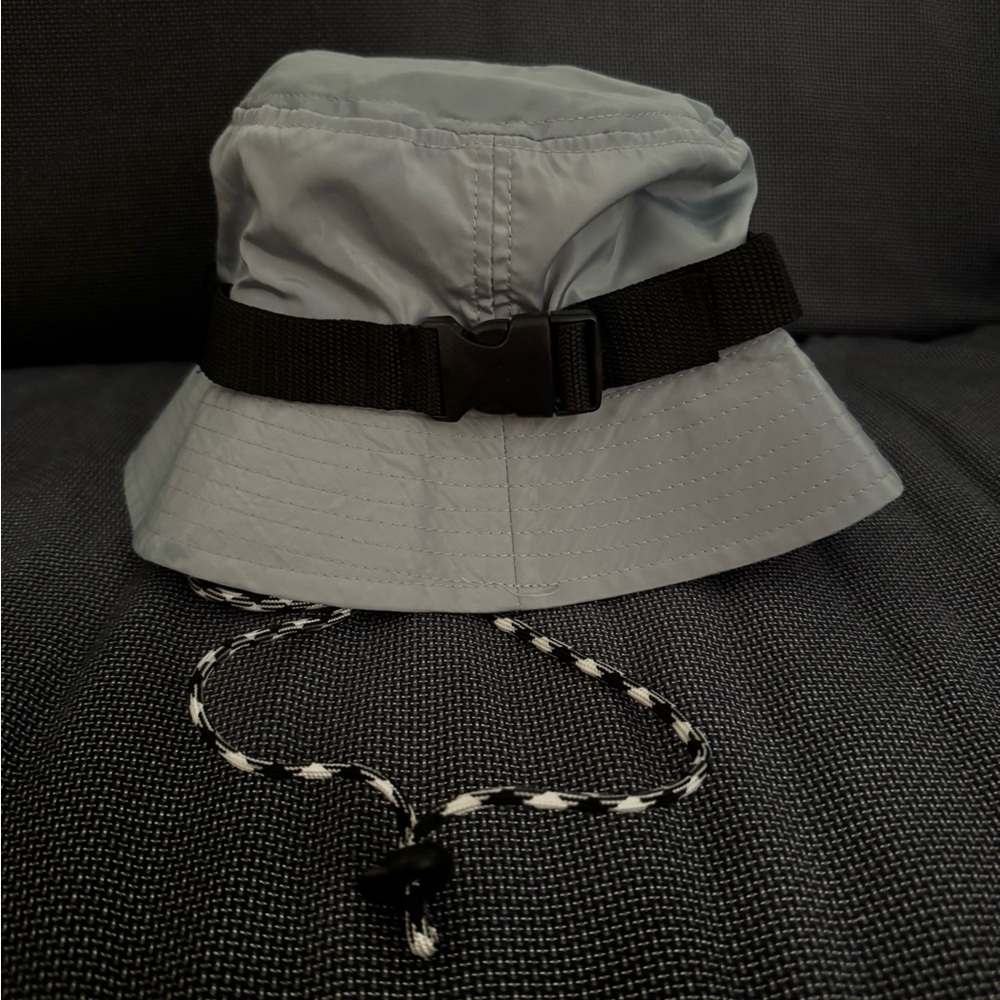 Light Blue Bucket Hat w Buckle